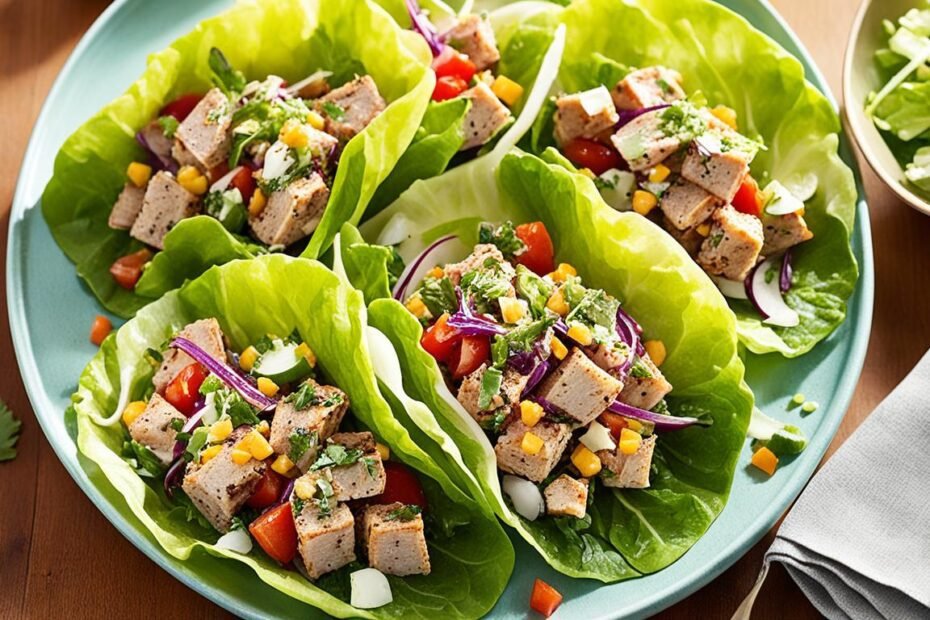 Tuna Salad Lettuce Wraps