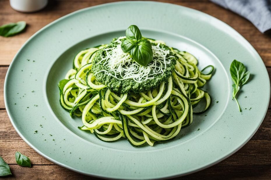 Zucchini Noodles with Pesto