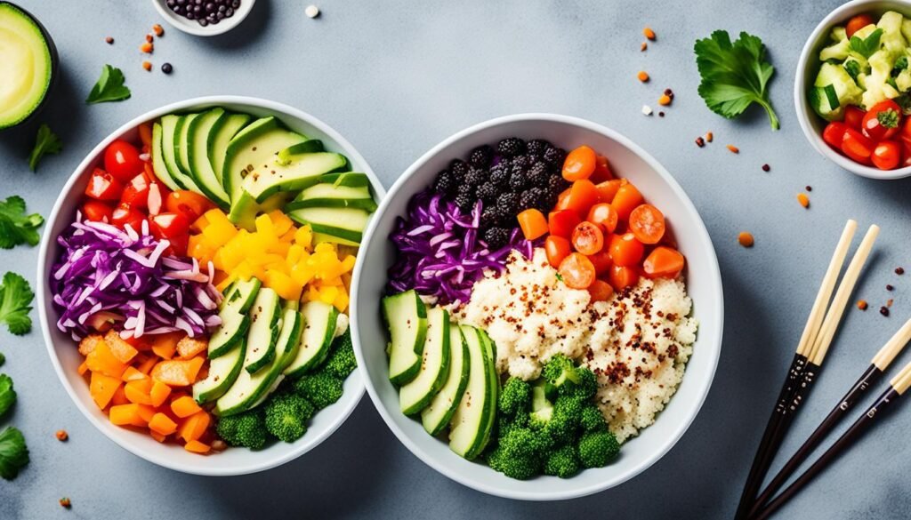 cauliflower rice bowls