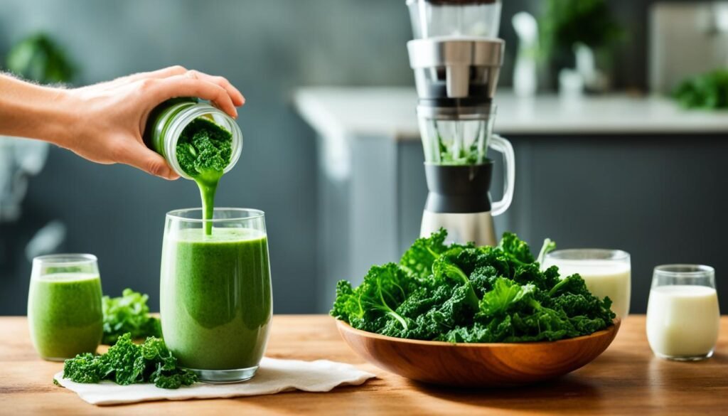 how to make a kale smoothie