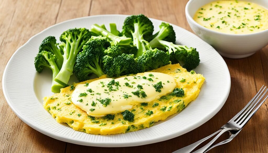 Broccoli and Cheese Omelette