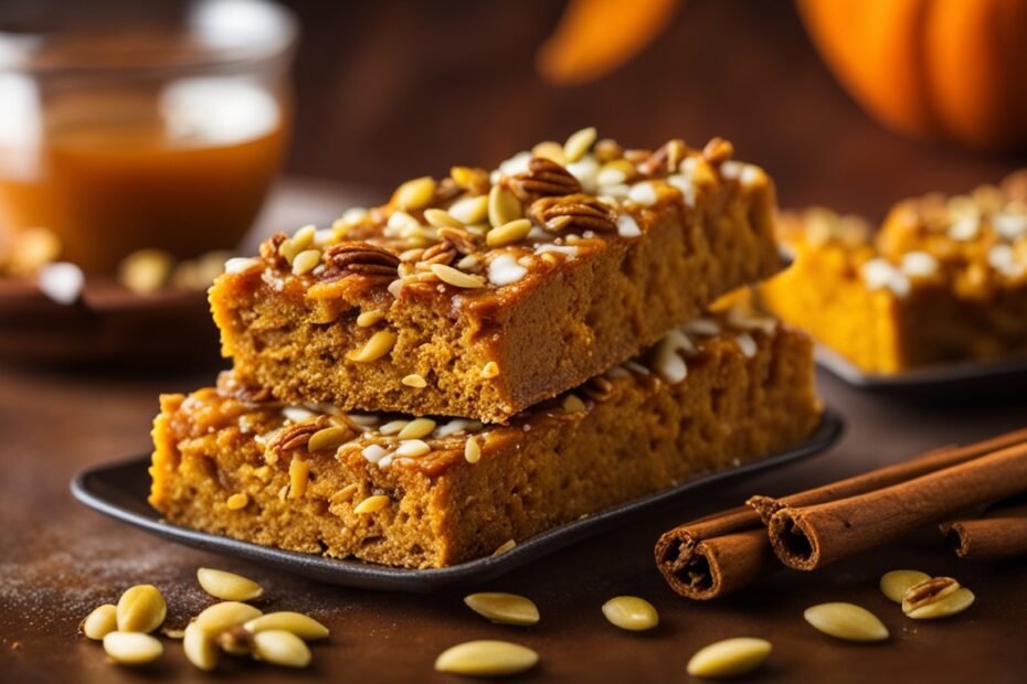 Pumpkin Protein Bars