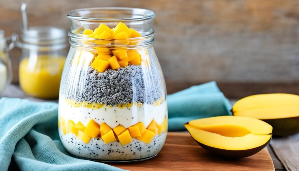 easy mango chia pudding recipe